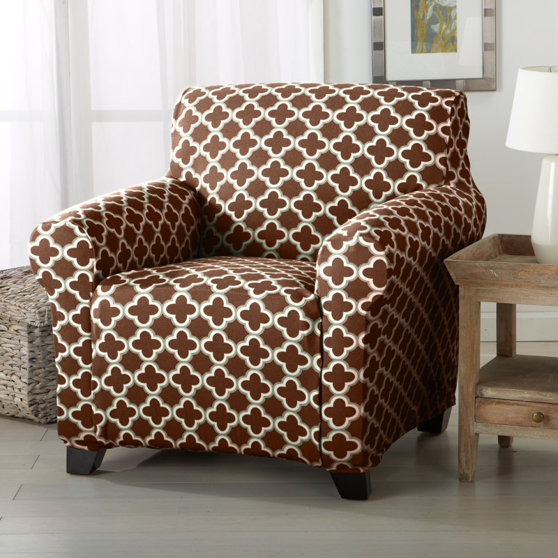 Winston Porter Box Cushion Armchair Slipcover & Reviews Wayfair